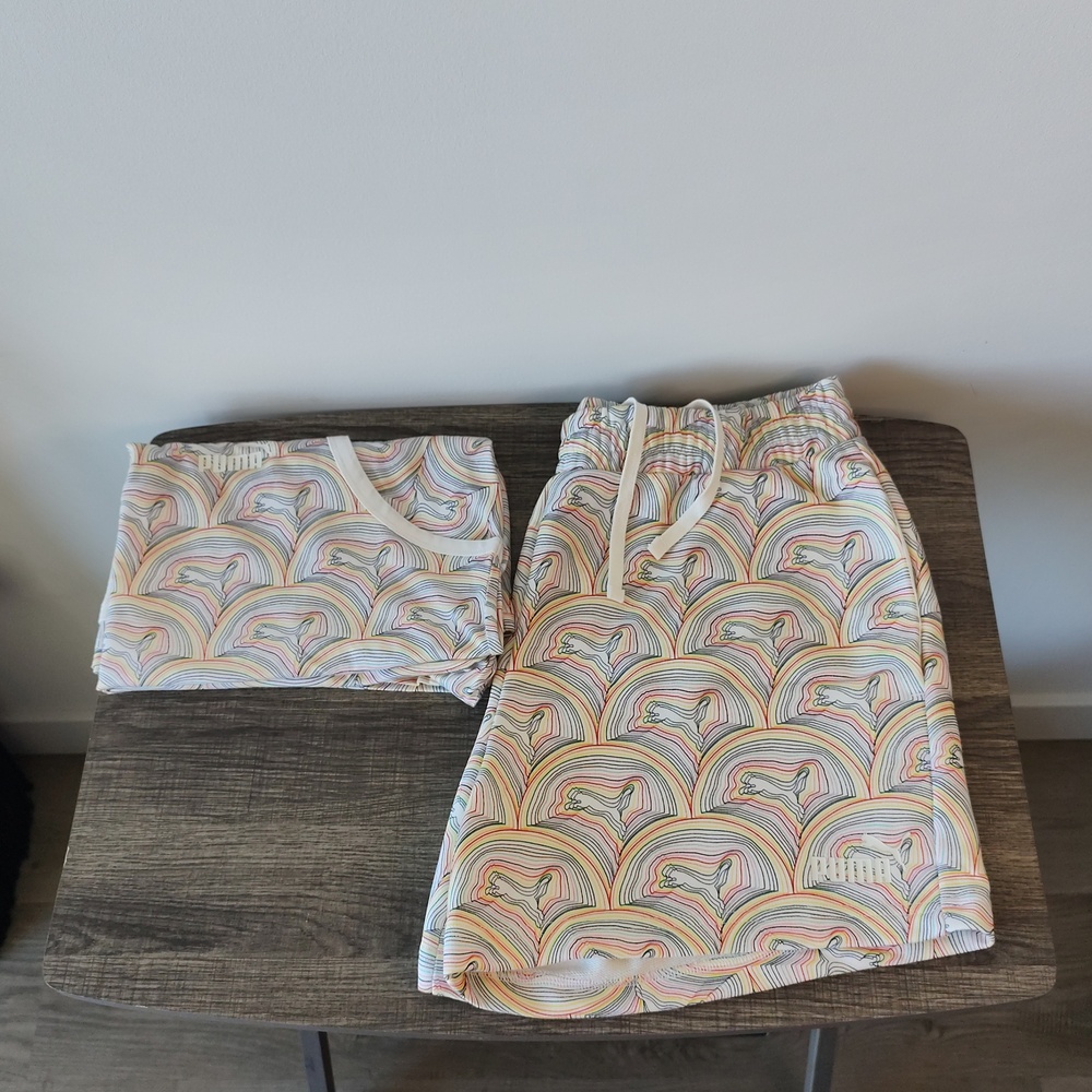 NWT...Men's Puma Tank and Shorts set. Super Dope Outfit! Size L